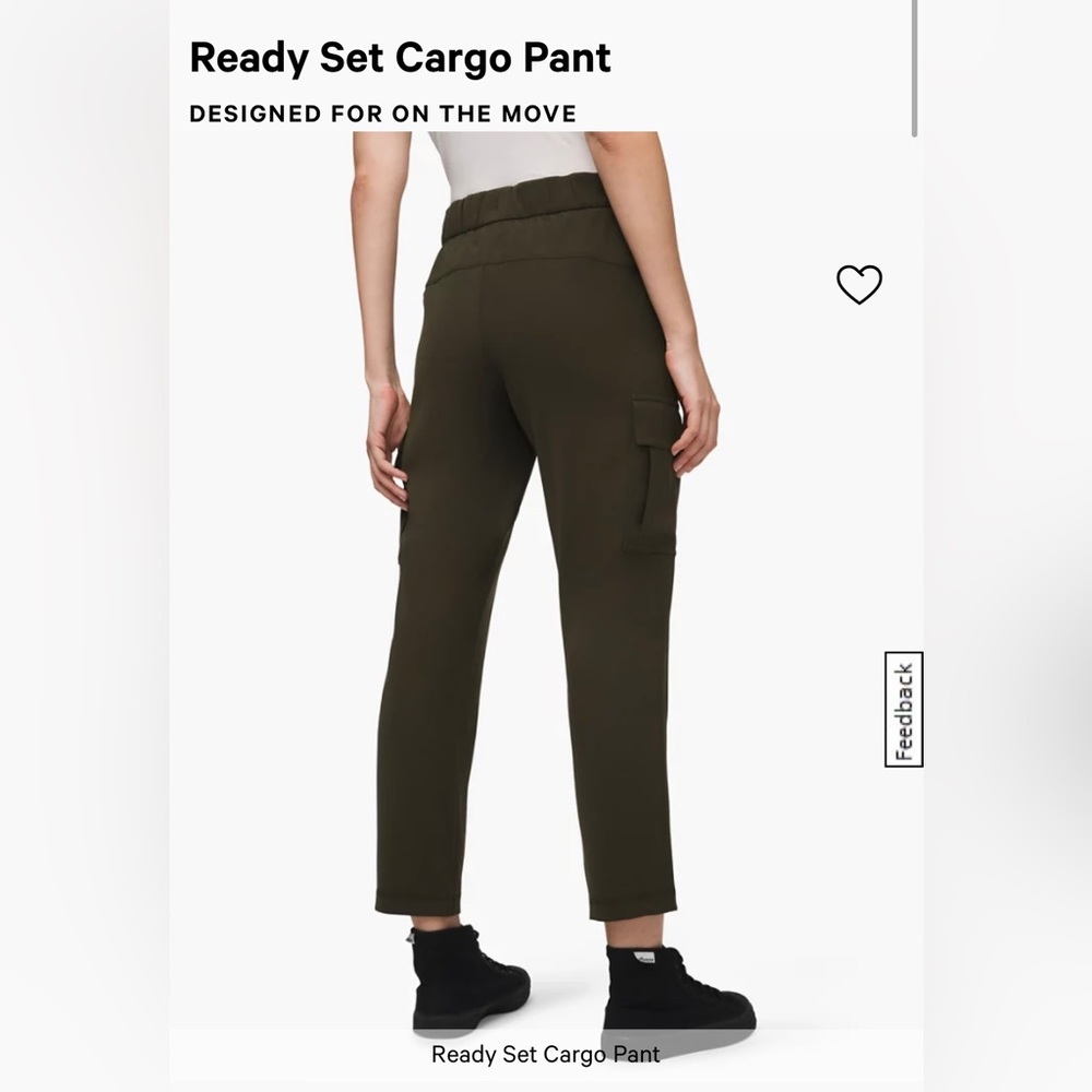 NWT Lululemon Ready Set Cargo Pant size 12 - Picture 3 of 4